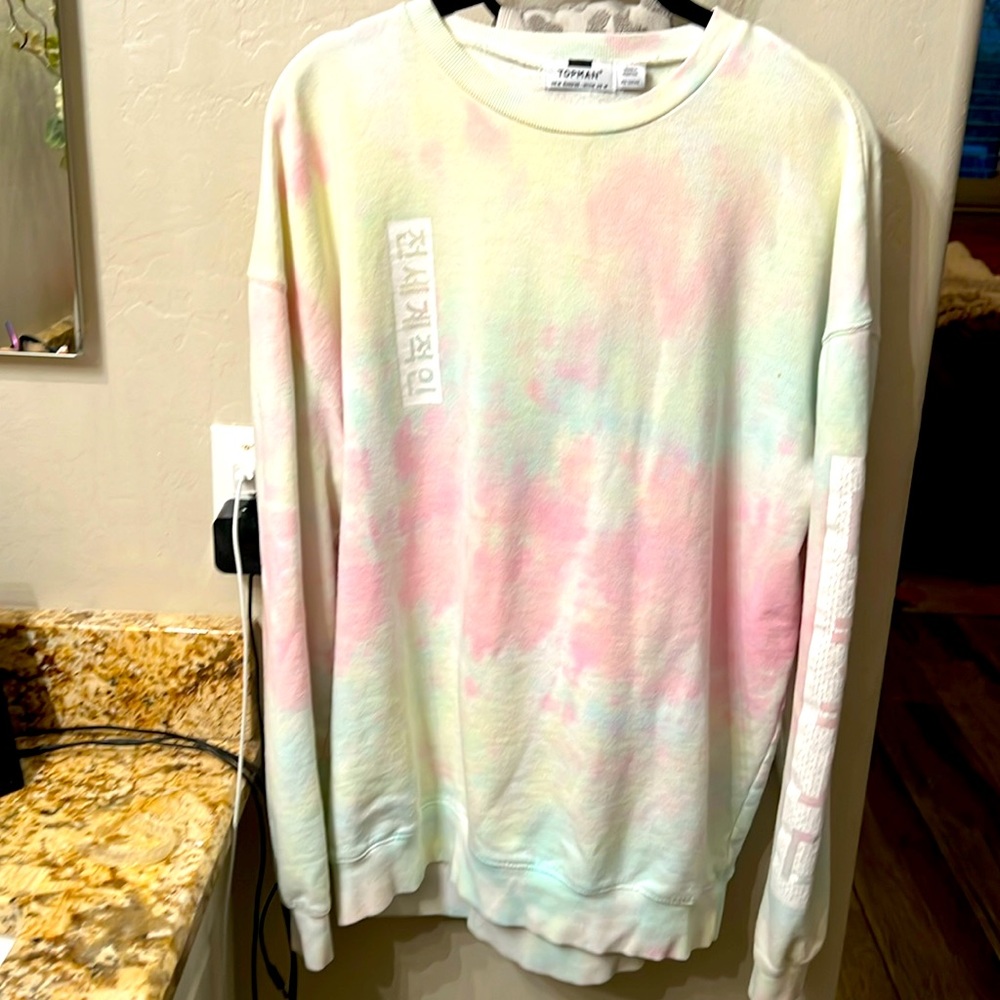 Topman Men’s sweatshirt tie die